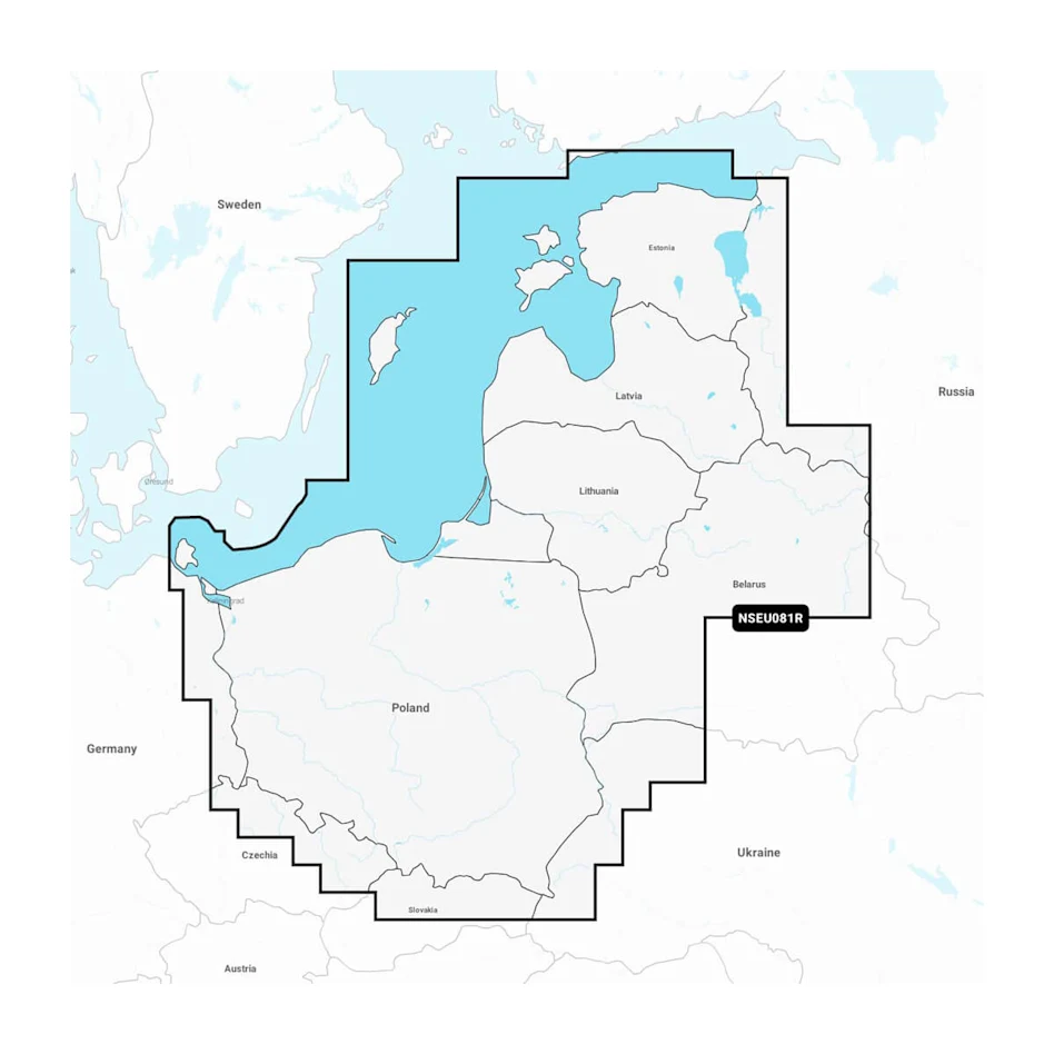 Garmin Navionics+ NSEU081R Ostsee Ostküste Polen & Baltikum Seekarte Garmin Navionics+ NSEU081R Ostsee Ostküste Polen & Baltikum Seekarte