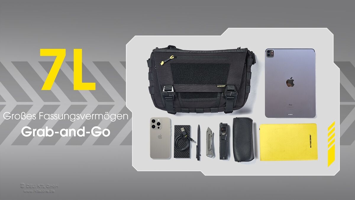 Nitecore SLB06 - EDC-Slingbag, 7 Liter