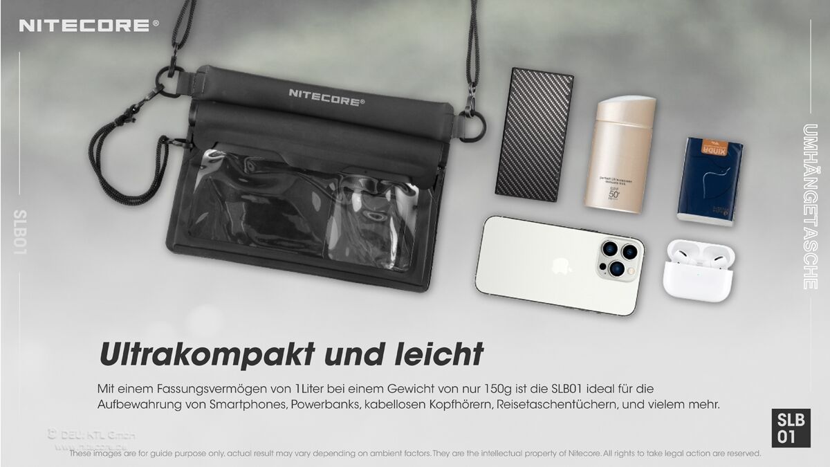 Nitecore SLB01 - Slingbag, wasserdicht