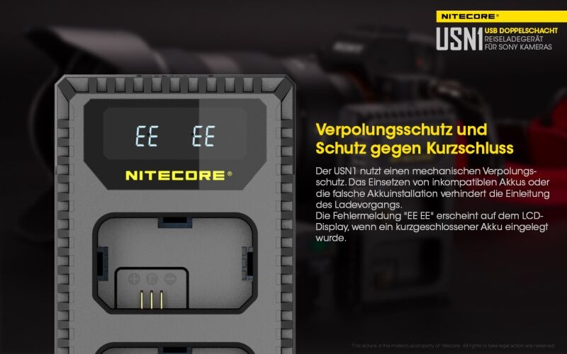 Nitecore USN1 - für Sony Cameras