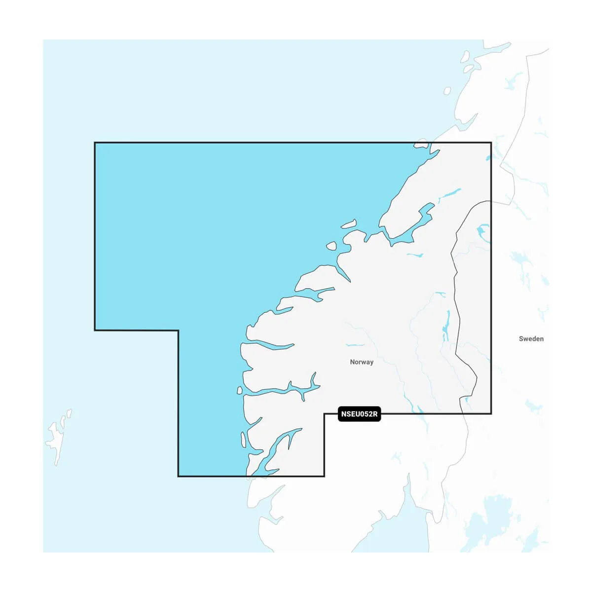 Garmin Navionics+ NSEU052R Norwegen, Sognefjord bis Svefjorden Seekarte