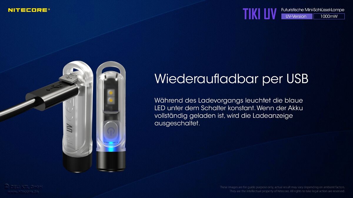 Nitecore TIKI UV - 1000mW