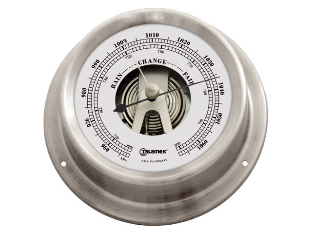 Talamex Serie 125 Edelstahl Barometer