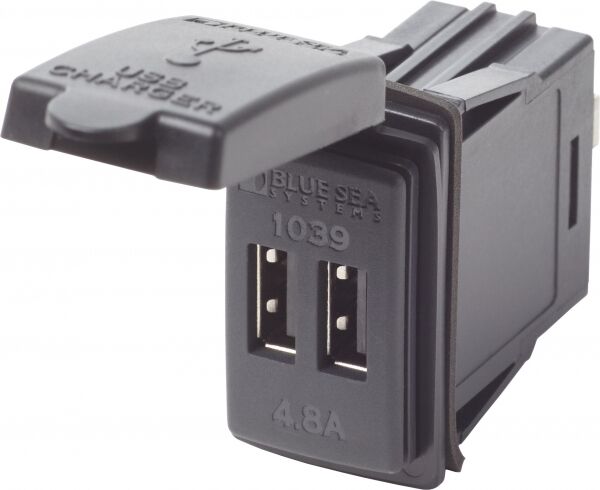 bs1039 Blue Sea BS 1039 2-fach USB Steckdose passend für Contura Panele