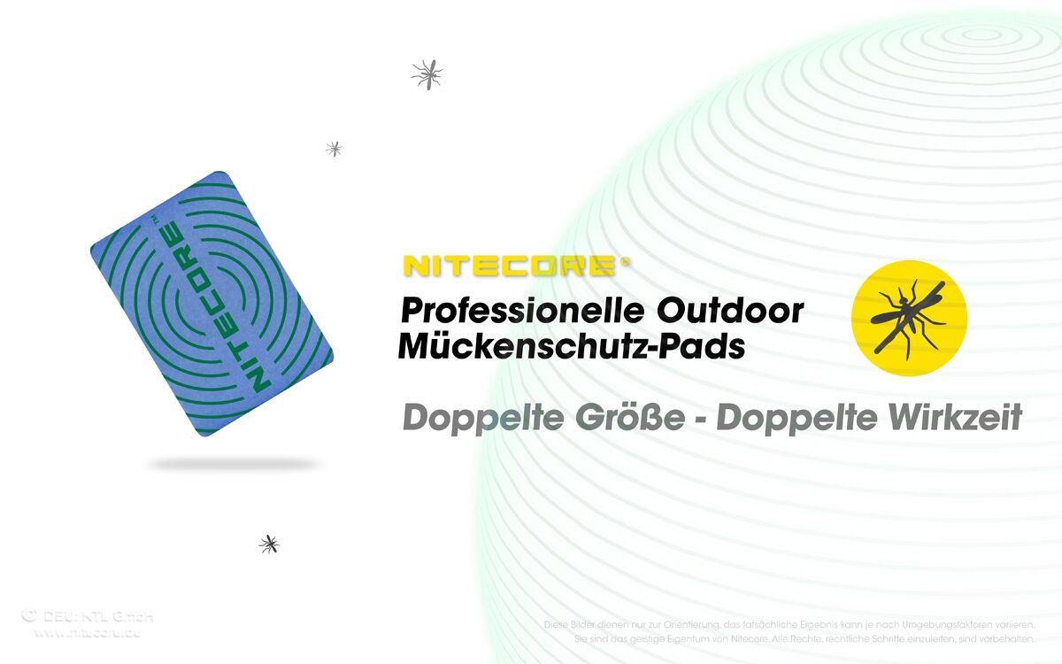 Nitecore Wirkstoffplättchen MRM10 für EMR-Geräte