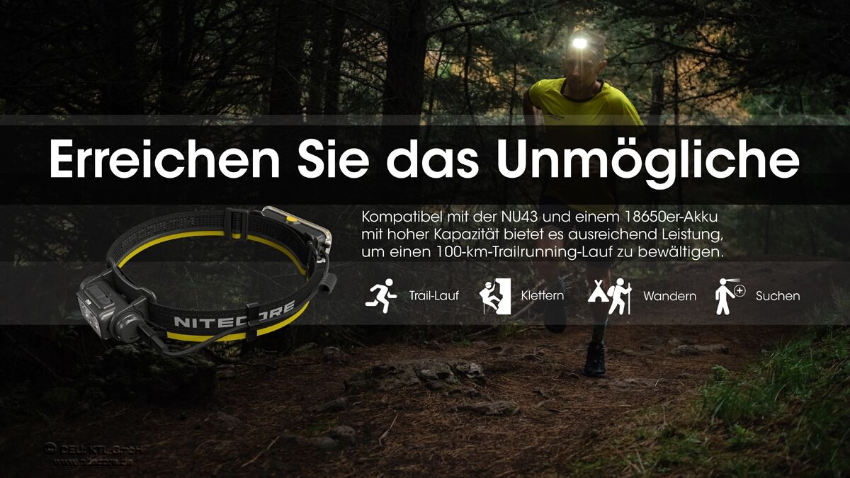 Nitecore 18650er Akku-Extension-Case für NU4x und NU5x
