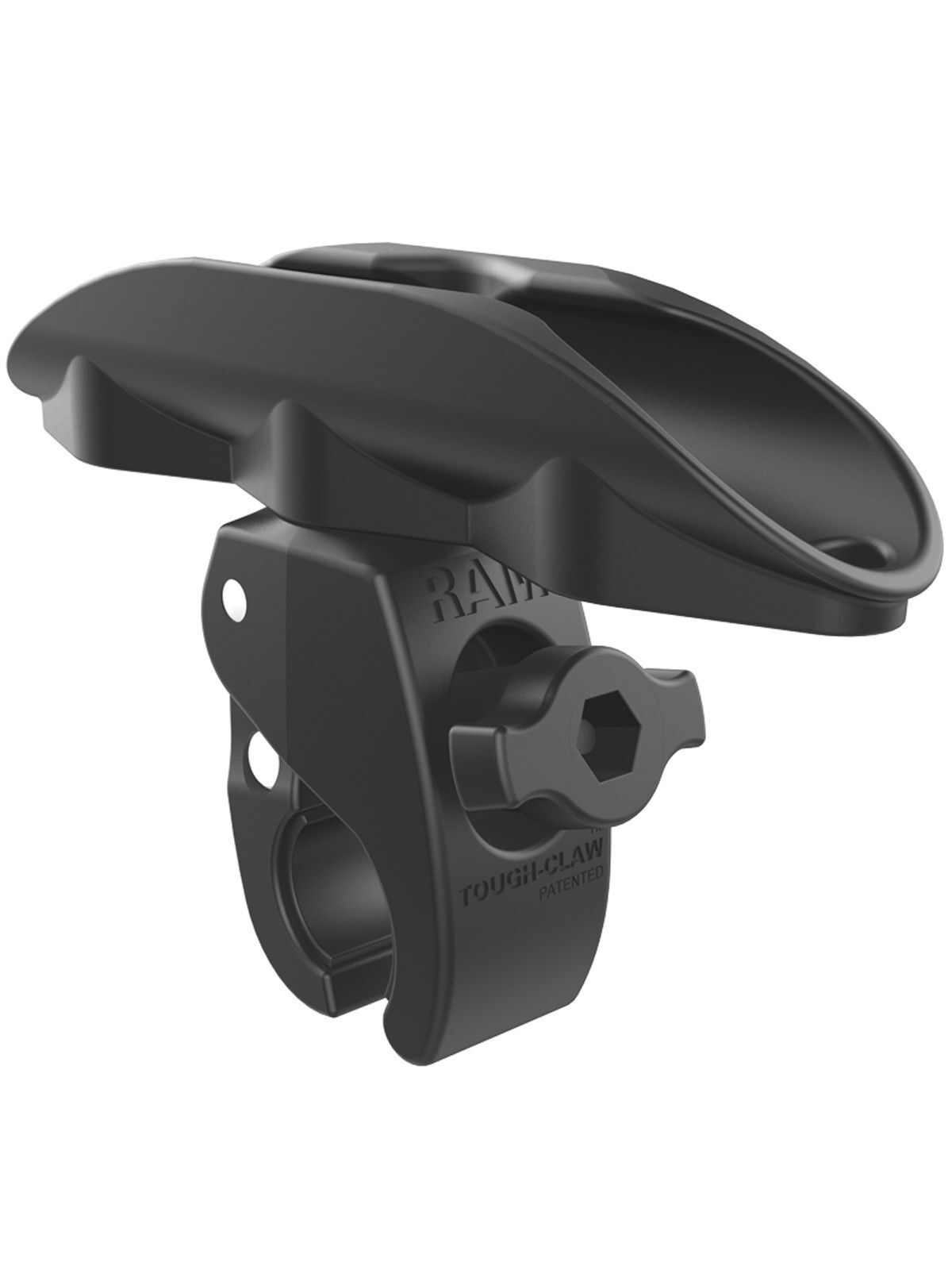 RAM Mounts Tough-Claw mit Tough-Clip Paddelablage - Tough-Claw klein (Durchmesser 15,9-29,0 mm)