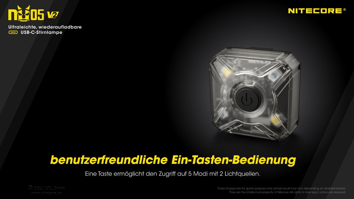 Nitecore NU05 V2 - USB-C