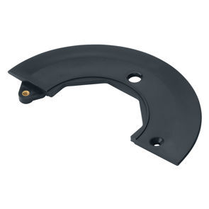 Schwarze Abdeckung Harken Cover 4 MKIV mit Gewindeeinsatz in der Detailansicht von oben.