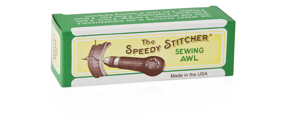 Speedy_Stitcher_Box Handnähahle original Speedy Stitcher Holzgriff Nähahle Segel-Zelte-Reparatur Verpachung
