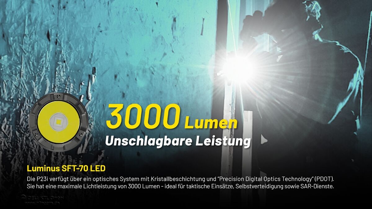 Nitecore P23i - 3000 Lumen