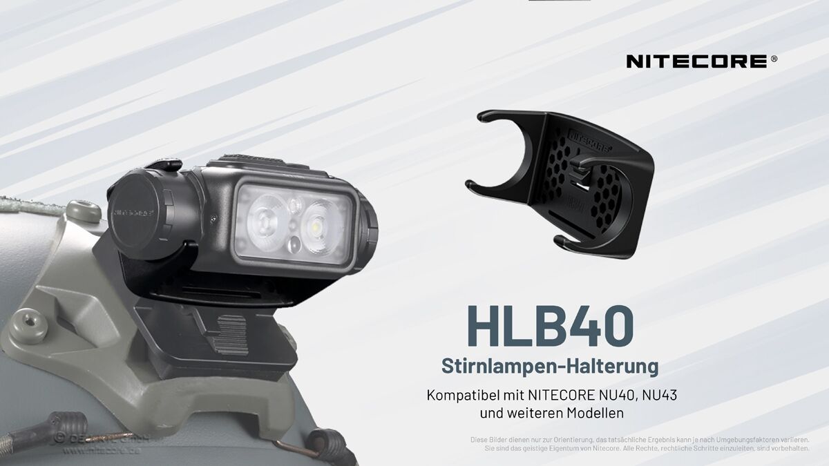 Nitecore Aufnahme für NU5X-Modelle