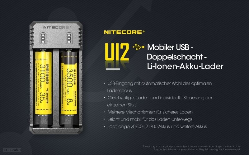 Nitecore USB Lader UI2