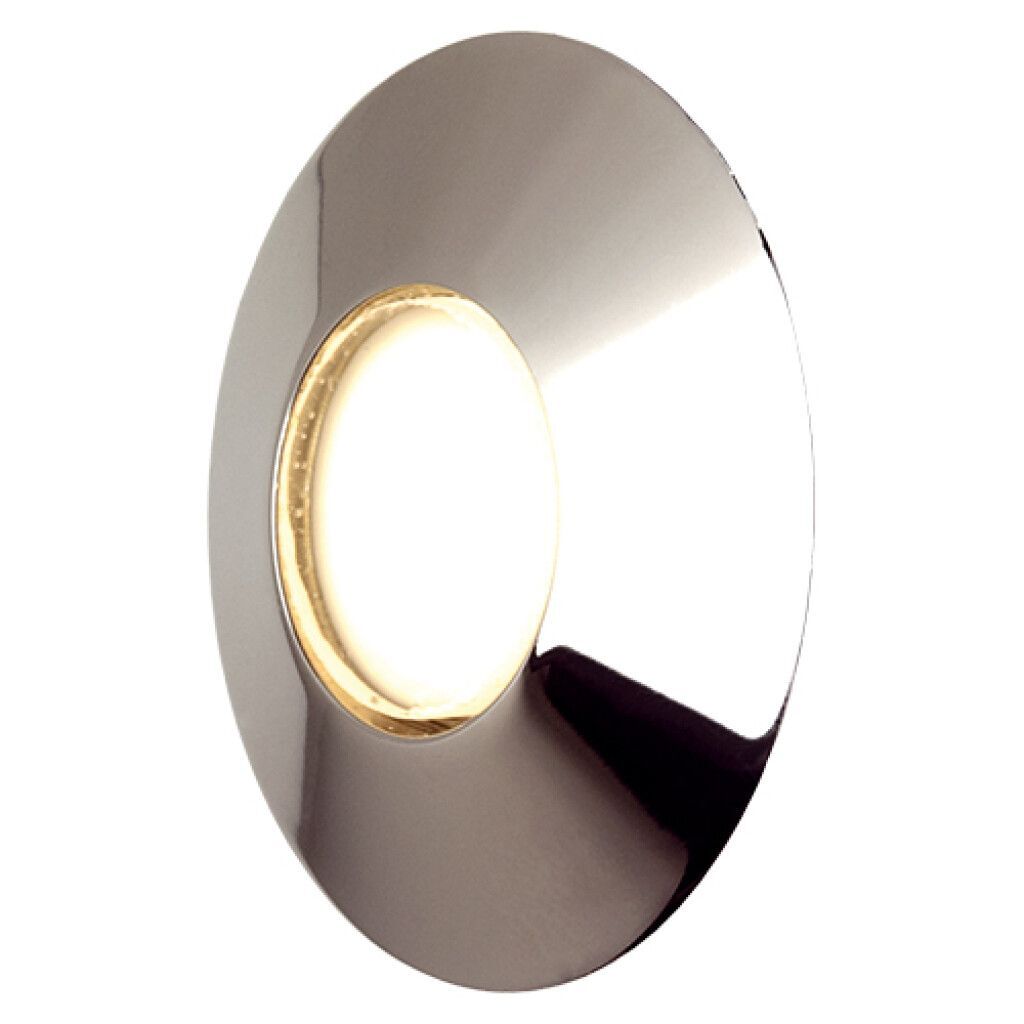 LED-Einbauleuchte EB04 IP67 CV, V4A,warmweiß 3000K, max.1W, Eingang DC 10-30V (AISI316L)