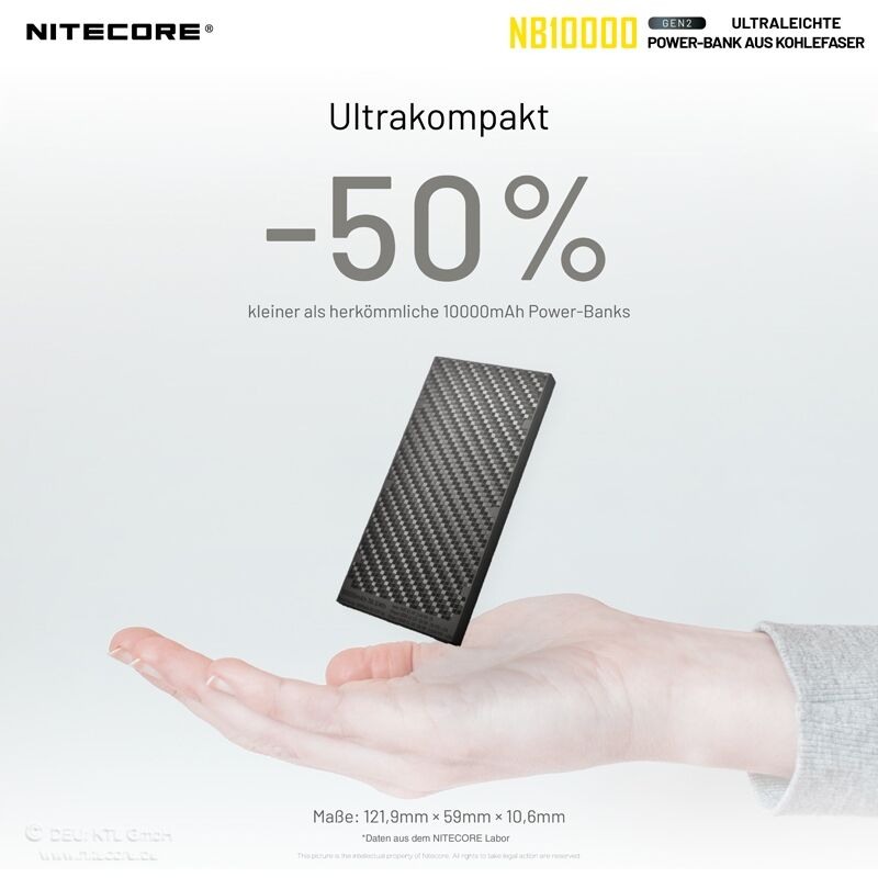 Nitecore Powerbank NB10000 GEN2 - 10000mAh