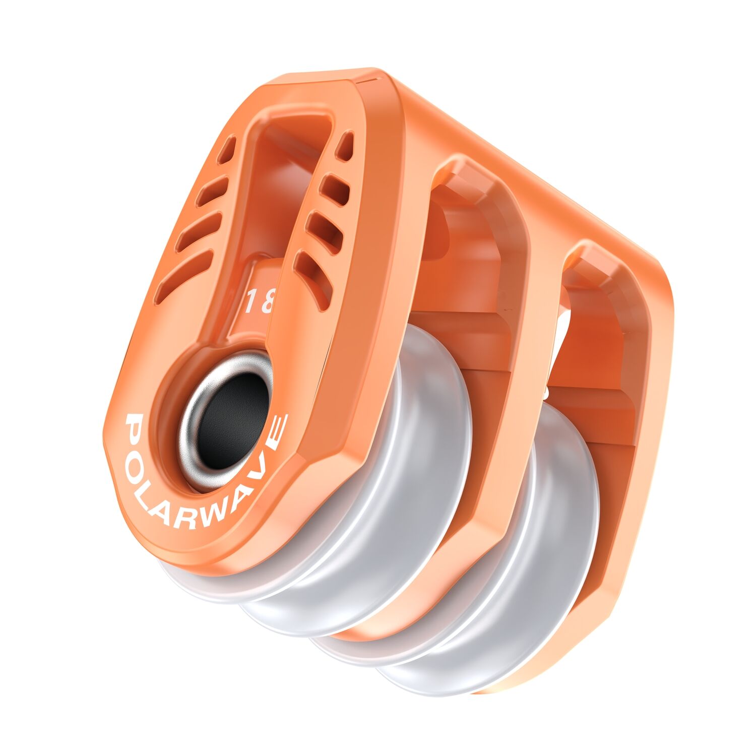 PolarWave 18mm Light-Weight Block Doppelblock (orange)