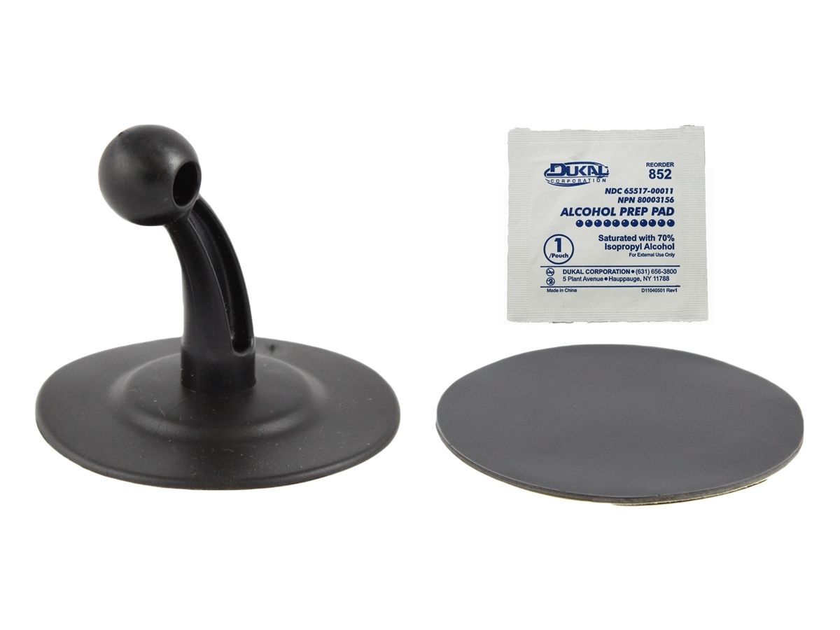 RAM Mounts Little Buddy mit Garmin-Kugel - Klebeplatte für glatte Oberflächen mit Verbundstoff-Basis, im Polybeutel
