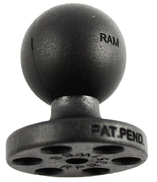 RAM Mounts Verbundstoff-Basiskugel für Tough-Clamp (ohne Schrauben) - B-Kugel (1 Zoll), im Polybeutel