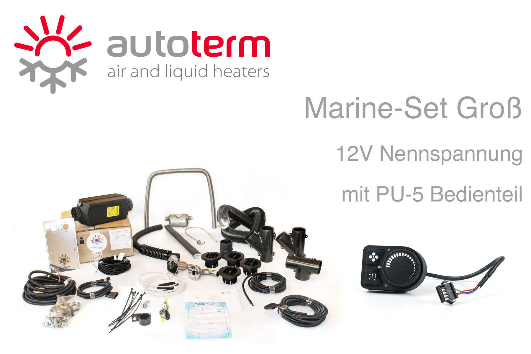 Autoterm Air 4D Diesel Warmluftheizung Marine Set groß, 12V, PU-27  Bedienteil günstig online kaufen