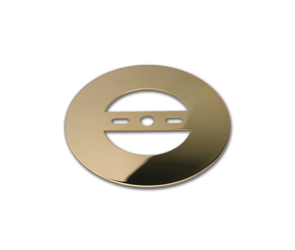 Abdeckring für Wandschild Typ1, gold-glanz, Ø92mm Außen
