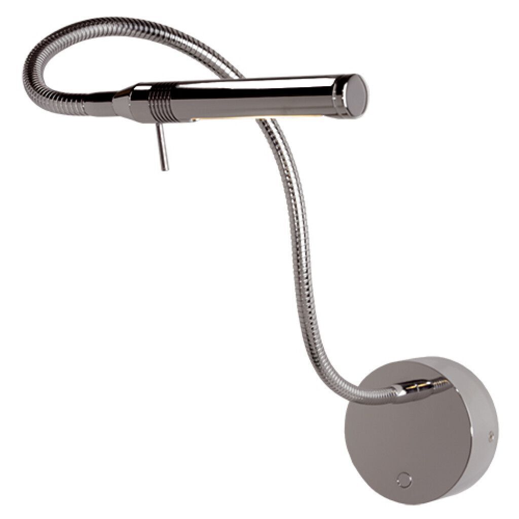 LED-Flexleuchte 07HV, 300mm, chrom-glanz, warmweiß, 230V AC, max. 3 W, mit Dimmer