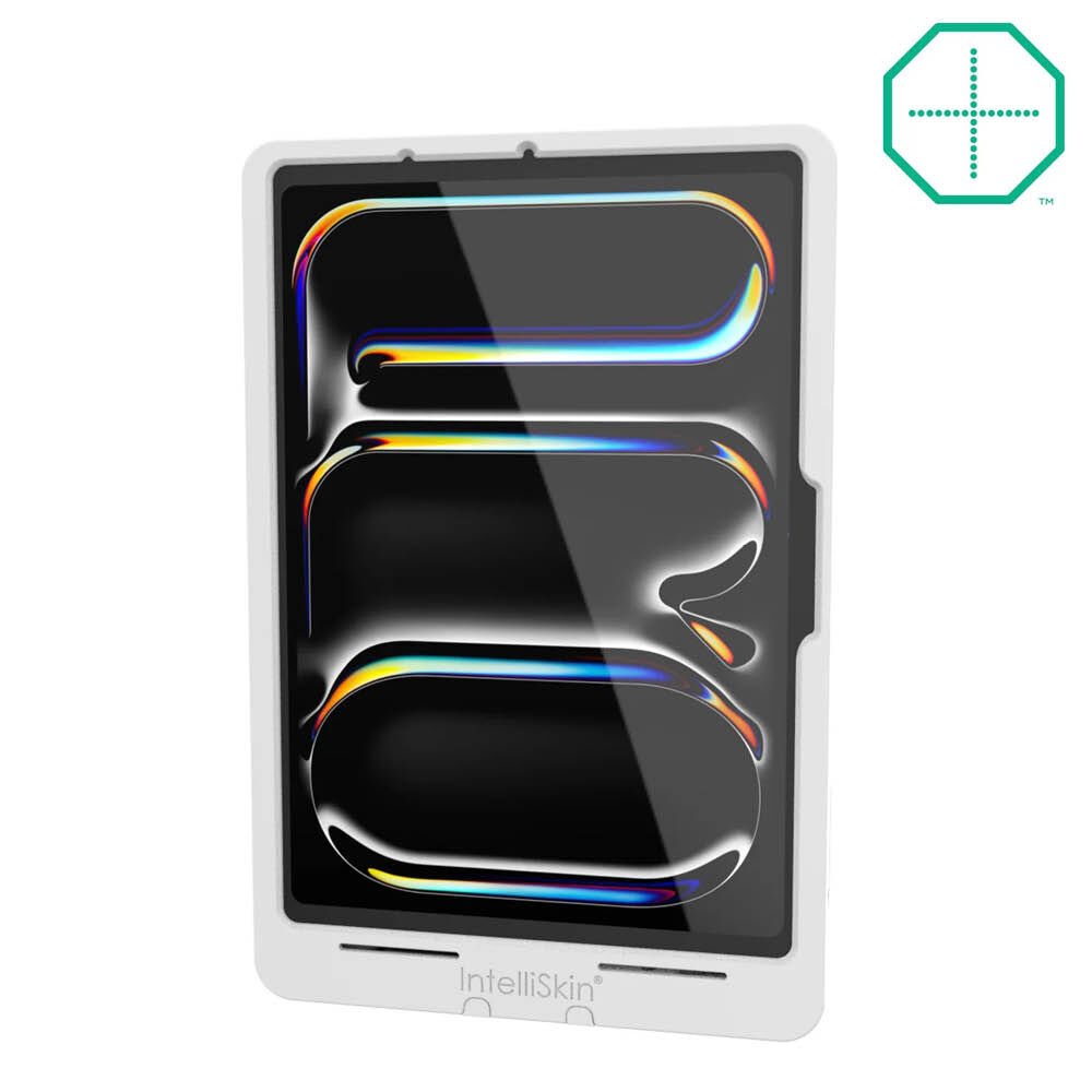RAM Mounts IntelliSkin Thin Case Ladeschutzhülle für Apple iPad Pro 11 (M4) - GDS-Technologie - Rückseitige Pogo-Pads - USB-C-Anschluss (Extern) - Grau