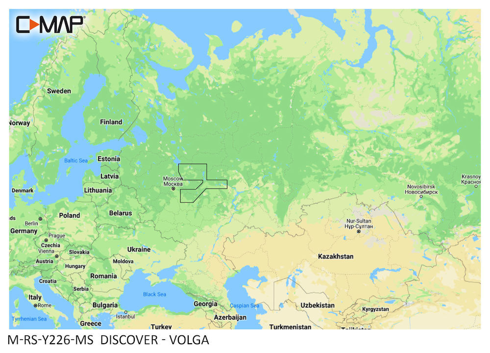 C-MAP DISCOVER:  M-RS-Y226-MS  Volga