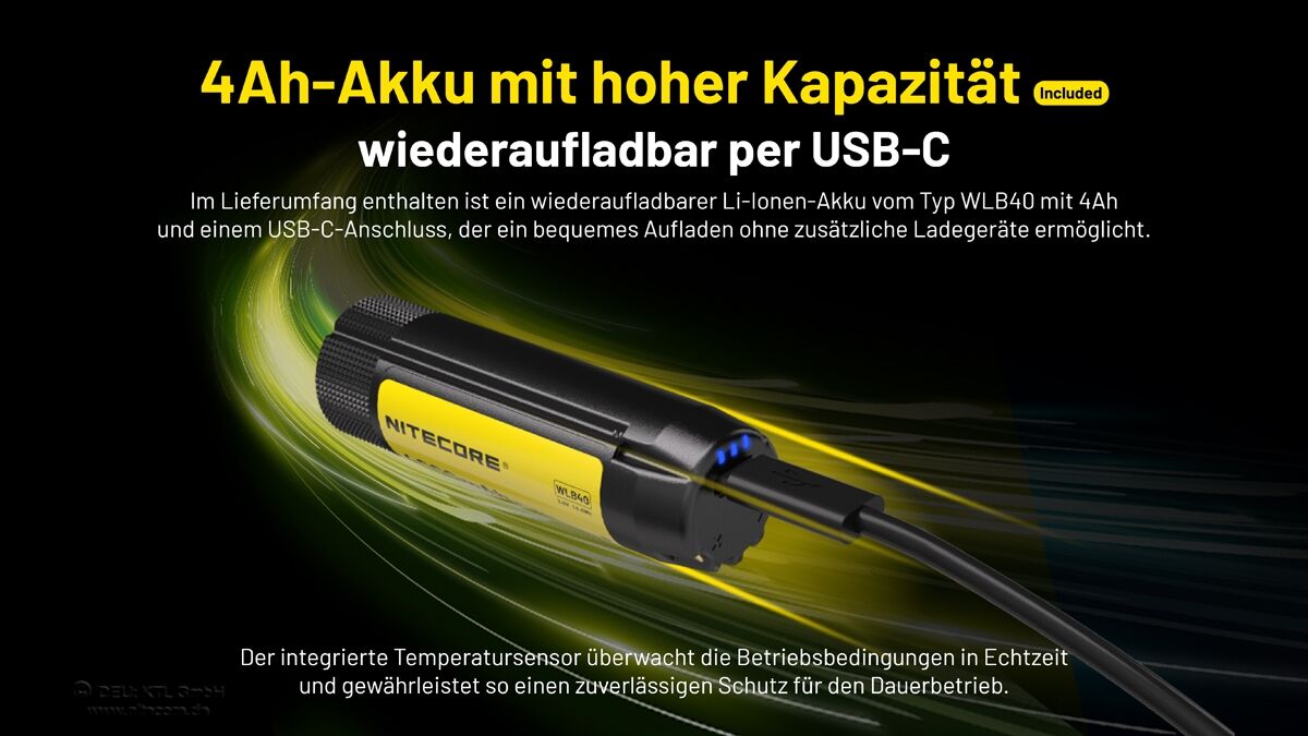 Nitecore Worklight Stirnlampe NWH20 - fokussierbar