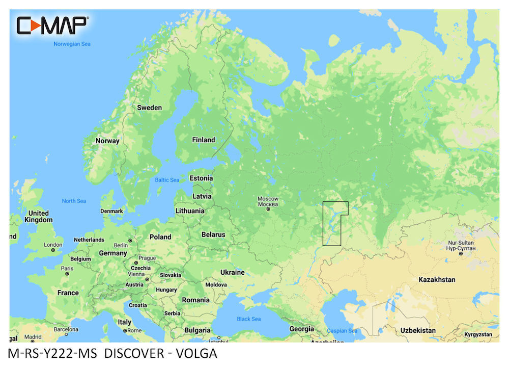 C-MAP DISCOVER:  M-RS-Y222-MS  Volga