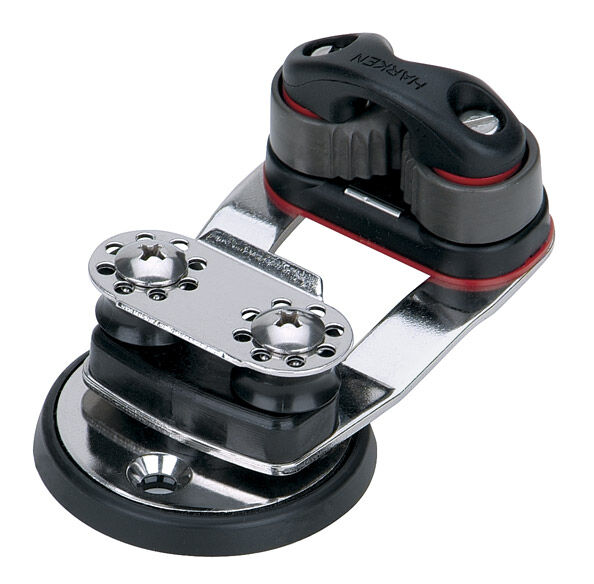 Harken Micro Swivel Cam Base w/16mm Sheaves (462)