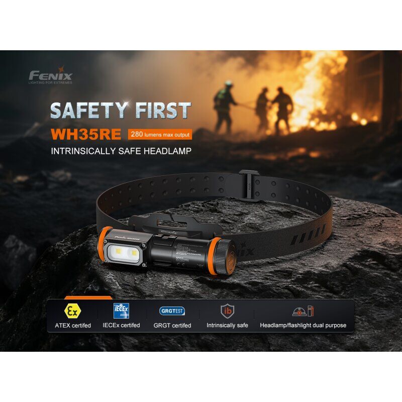 Fenix WH35RE Stirnlampe mit Ex-Schutz