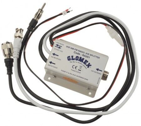 GLOMEXRA201Internetneu Glomex RA201, UKW/AM/FM/AIS-Weiche