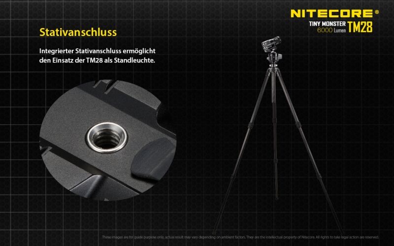 Nitecore TM28 - 6000 Lumen