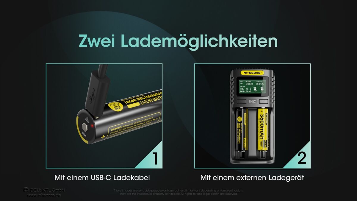 Nitecore Li-Ion Akku Typ 18650 - 3600mAh - NL1836R
