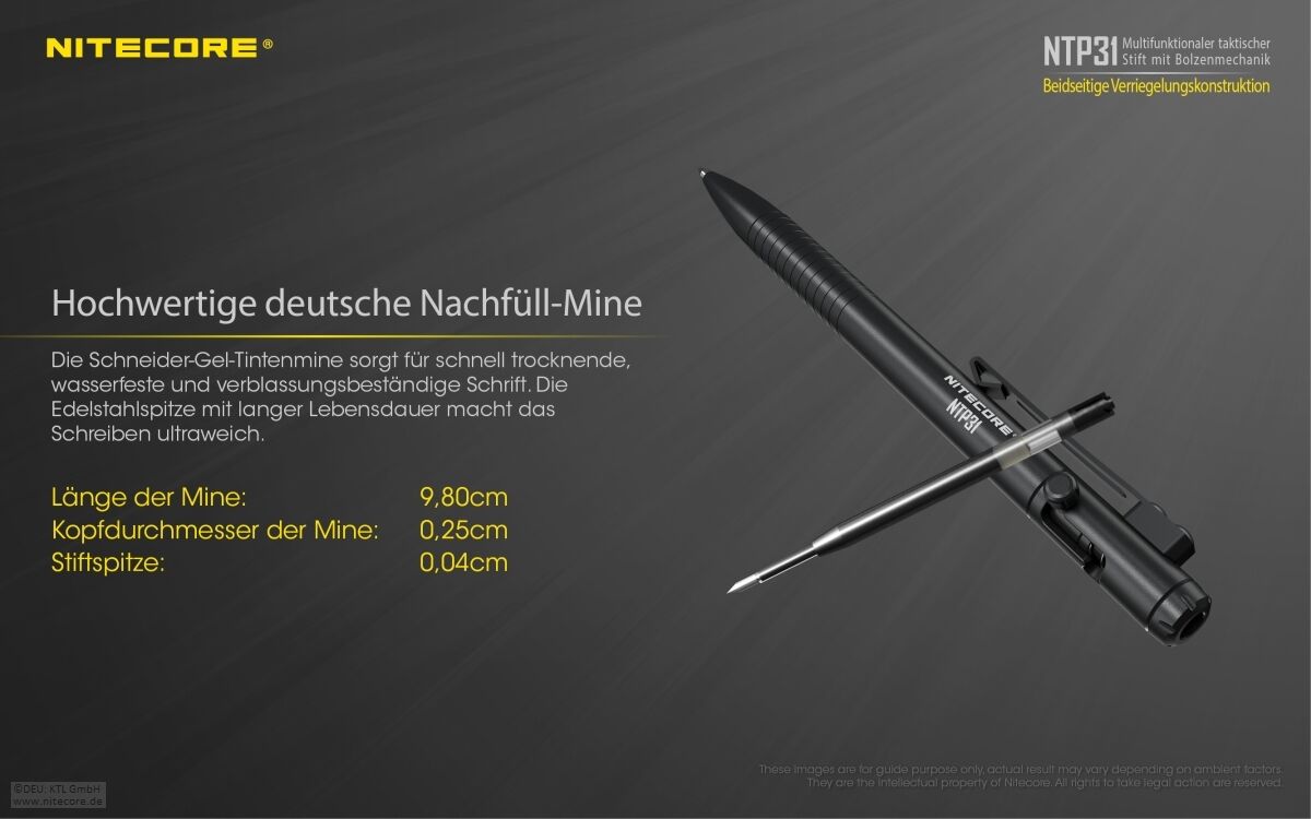 Nitecore Tactical Pen NTP31