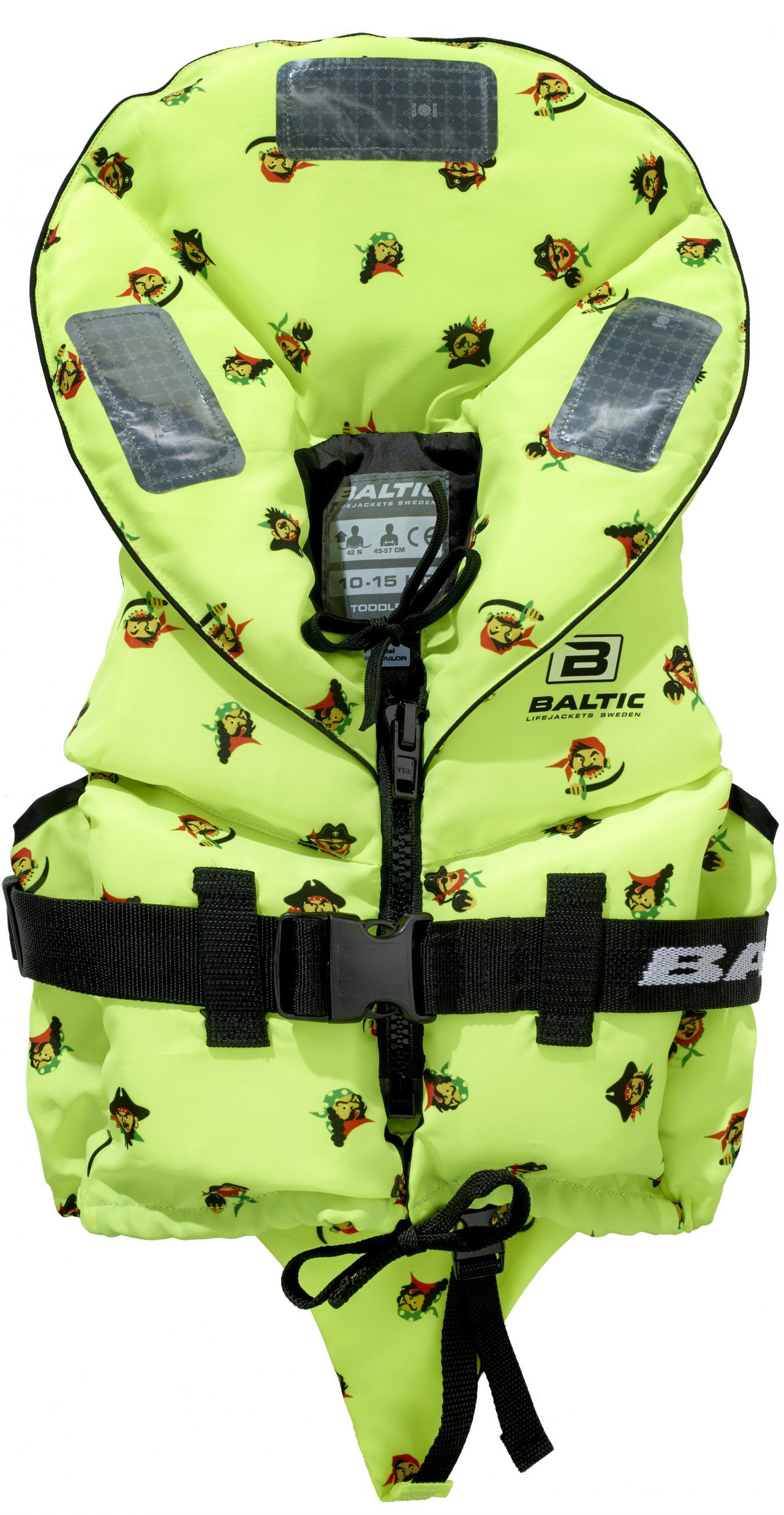 1285-2-1280x2473 Baltic Pirat 100N Kinder Feststoff Rettungsweste 1265 mit Piraten Aufdruck 15-30kg