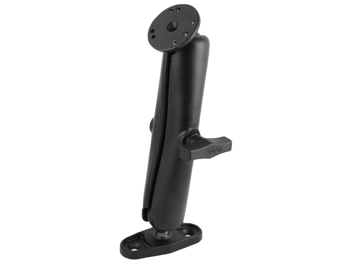 RAM Mounts Aufbau-Set für Diamond MFG - mit runder Basisplatte (AMPS), C-Kugel (1,5 Zoll), im Polybeutel