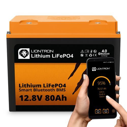 LIONTRON LiFePO4 12,8V 80Ah LX Smart BMS mit Bluetooth LIONTRON LiFePO4 12,8V 80Ah LX Smart BMS mit Bluetooth