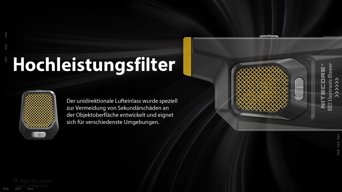 Nitecore BB2 - elektronisches Gebläse