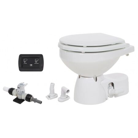 Jabsco Quiet Flush E2 elektrische Toilette Frischwasser Compact 12V