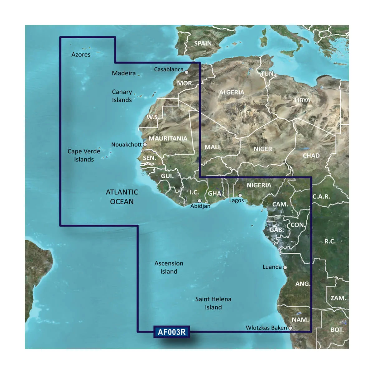 Garmin BlueChart g3 Seekartenmodul HXAF003R auf microSD/SD-Karte