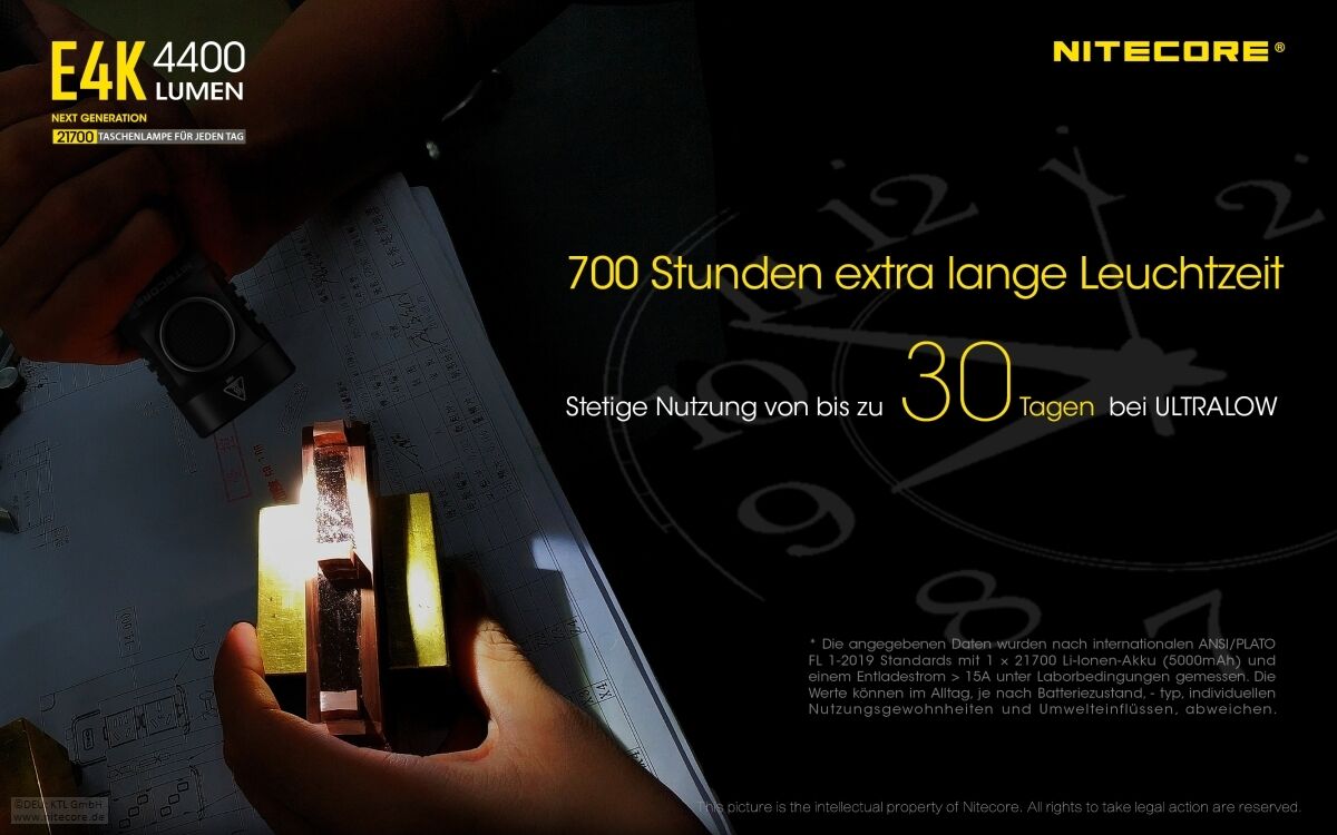Nitecore E4K - 4400 Lumen