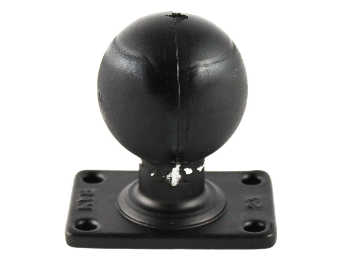 RAM Mounts rechteckige Basisplatte (2 x 3 Zoll) - D-Kugel (2,25 Zoll), im Polybeutel