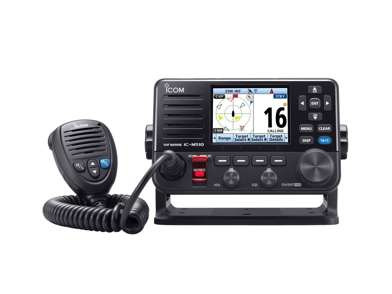Icom IC-M510E EVOII AIS UKW Sprechfunkgerät (DSC/ATIS) mit AIS (RX) Icom IC-M510E EVOII AIS UKW Sprechfunkgerät (DSC/ATIS) mit AIS (RX)