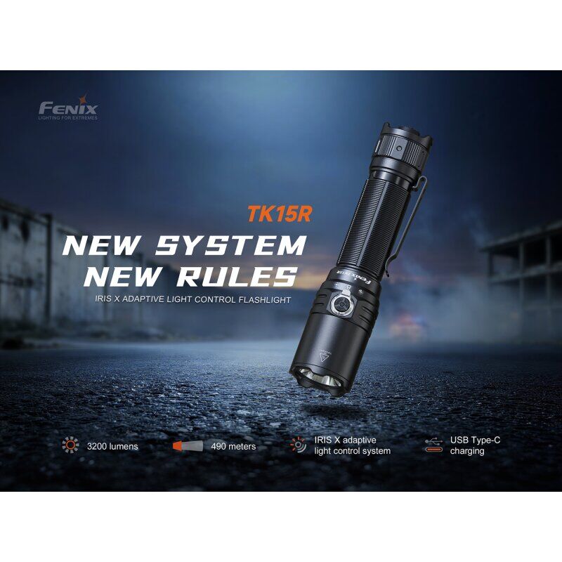 Fenix TK15R IRIS X LED Taschenlampe mit USB Anschluss
