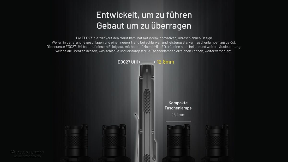 Nitecore EDC27 UHi - 3100 Lumen