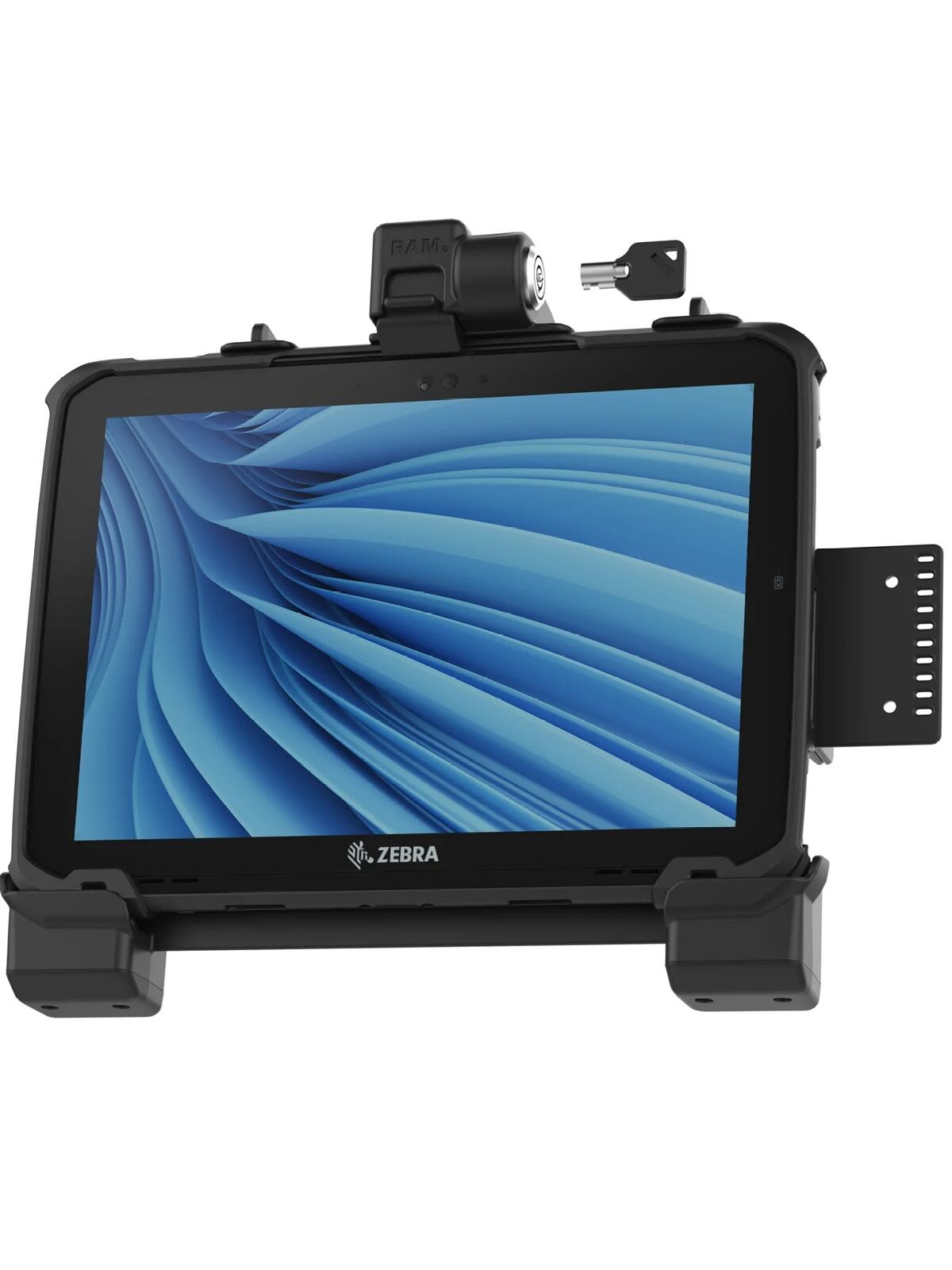 RAM Mounts Form-Fit Halteschale (Schlüsselverriegelung) für Zebra ET80 & ET85 2-In-1 Tablets - mit & ohne Rugged Case und Tastatur