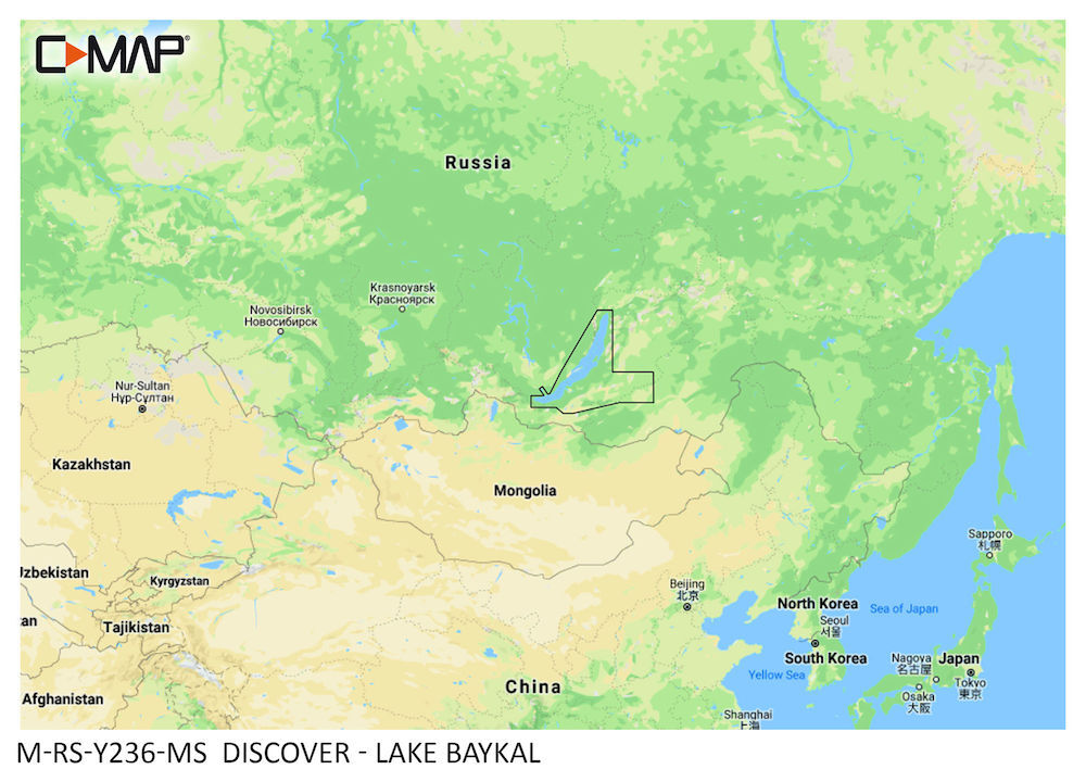 C-MAP DISCOVER:  M-RS-Y236-MS  Lake Baykal