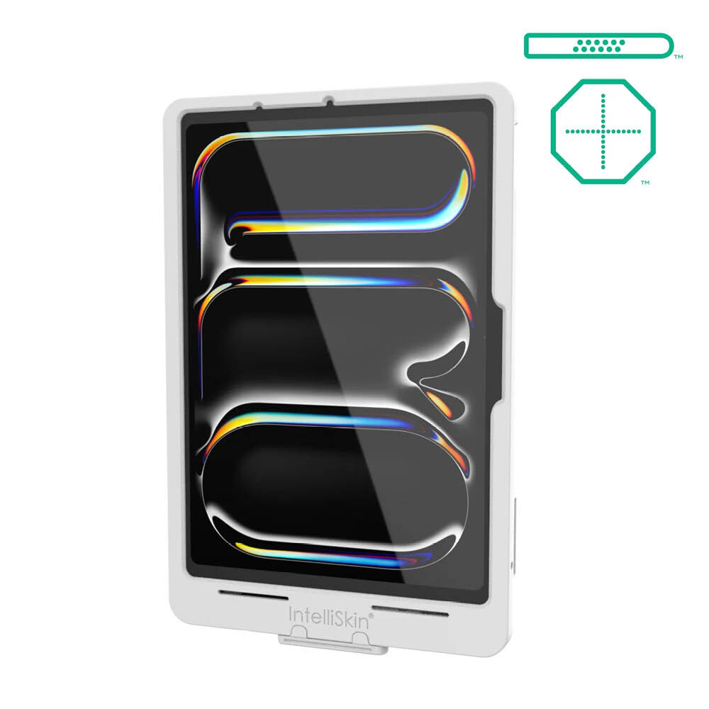 RAM Mounts IntelliSkin Thin Case Ladeschutzhülle für Apple iPad Pro 11 (M4) - GDS-Technologie, Pogo-Pads Unten & Rückseitig - USB-C-Anschluss (Extern) - Grau