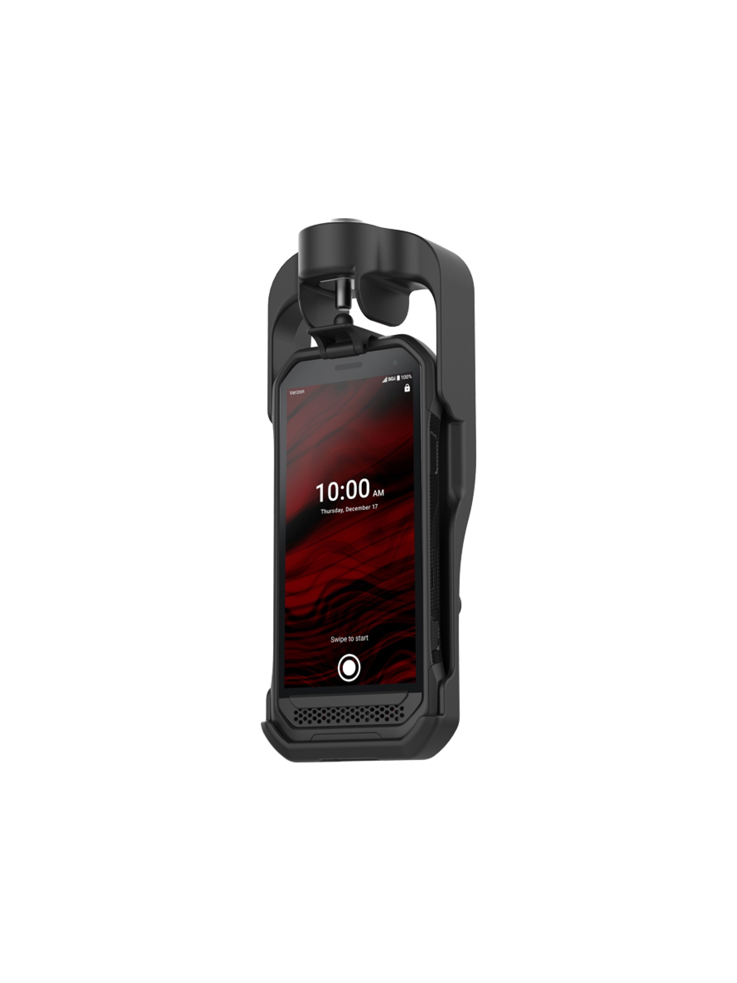 RAM Mounts EZ-Roll'r Form-Fit Halteschale für Kyocera DuraForce Ultra 5G E7110 (ohne Schutzhüllen) - abschließbar, AMPS 2-Loch-Aufnahme